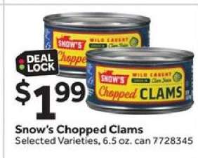 Snow's Chopped Clams