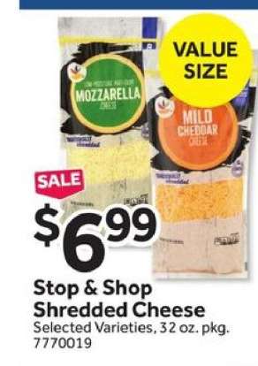 Stop & Shop Shredded Cheese