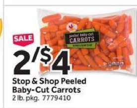 Stop & Shop Peeled Baby-Cut Carrots