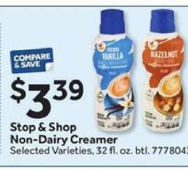 Stop & Shop Non-Dairy Creamer