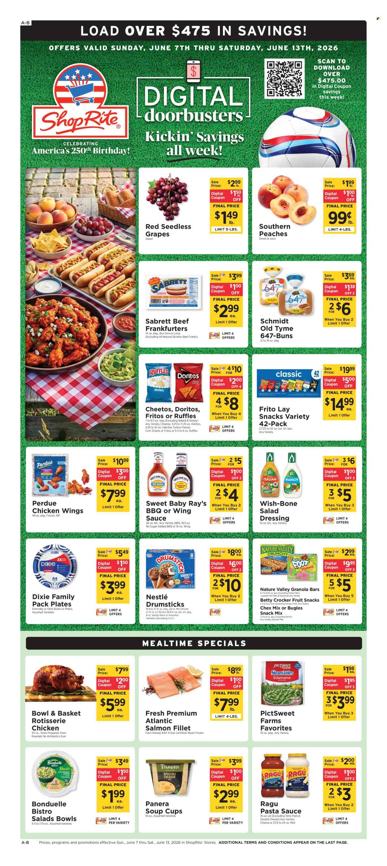 ShopRite ad - 06/07/2026 - 06/13/2026. Page 1
