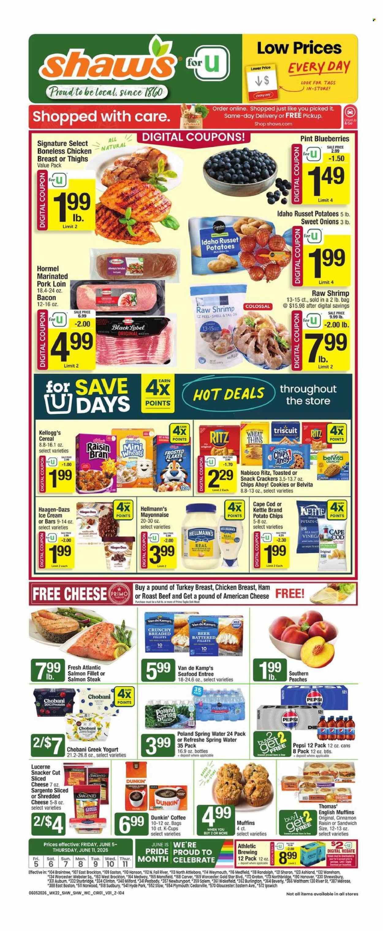 Shaw’s ad - 06/05/2026 - 06/11/2026. Page 1