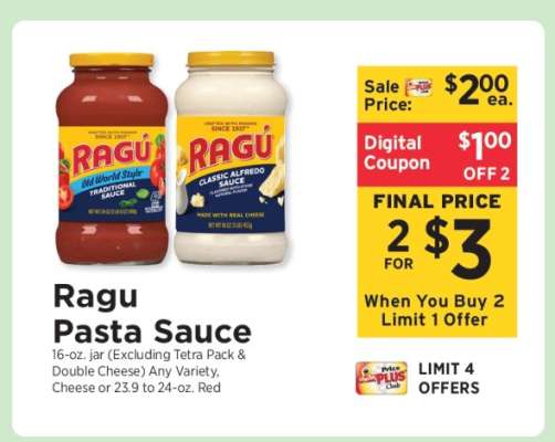 Ragú Pasta Sauce