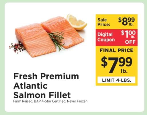 Fresh Premium Atlantic Salmon Fillet