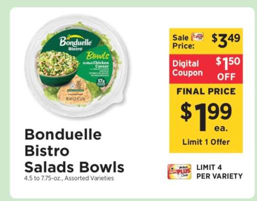 Bonduelle Bistro Salads Bowls