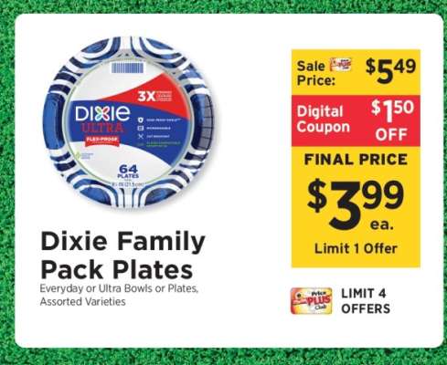 Dixie Family Pack Plates