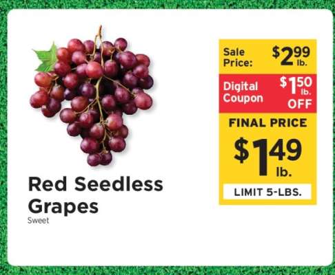Red Seedless Grapes