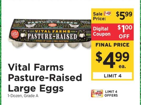 Vital Farms Pasture-Raised Large Eggs
