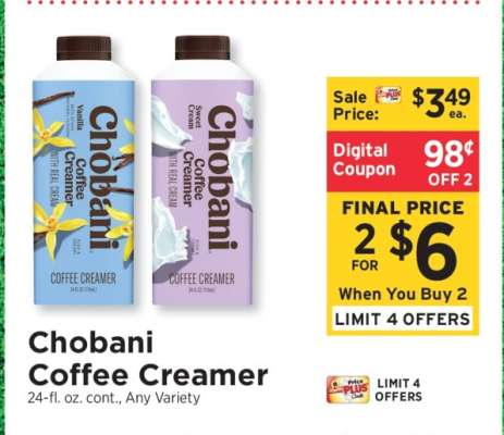 Chobani Coffee Creamer*