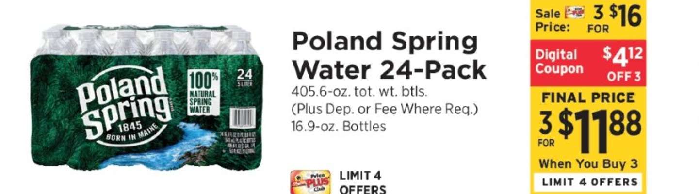 Poland Spring Water 24-Pack
