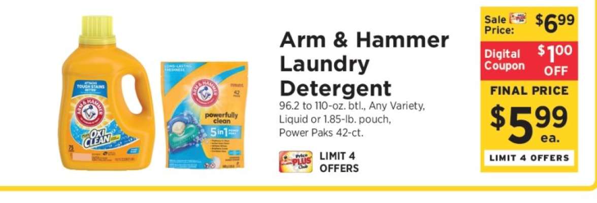 Arm & Hammer Laundry Detergent