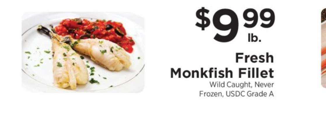 Fresh Monkfish Fillet