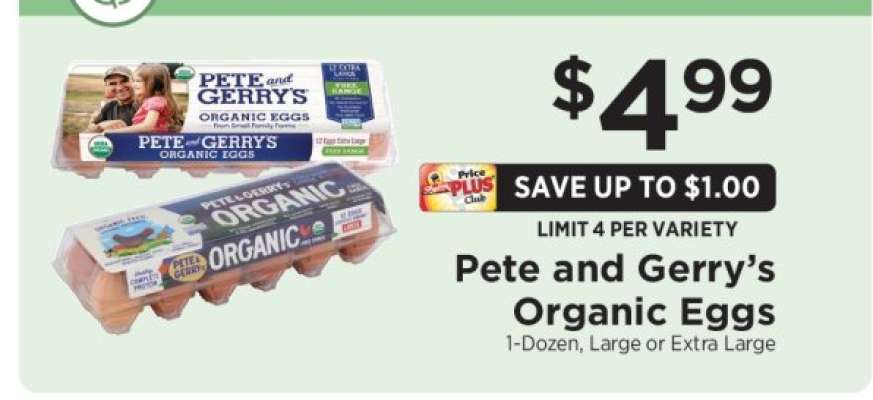 Pete And Gerry's Organic Eggs