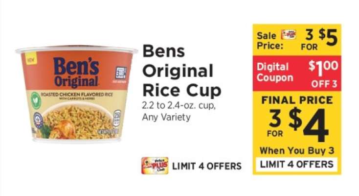 Bens Original Rice Cup