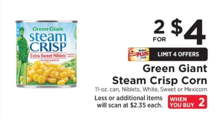 Green Giant Steam Crisp Corn