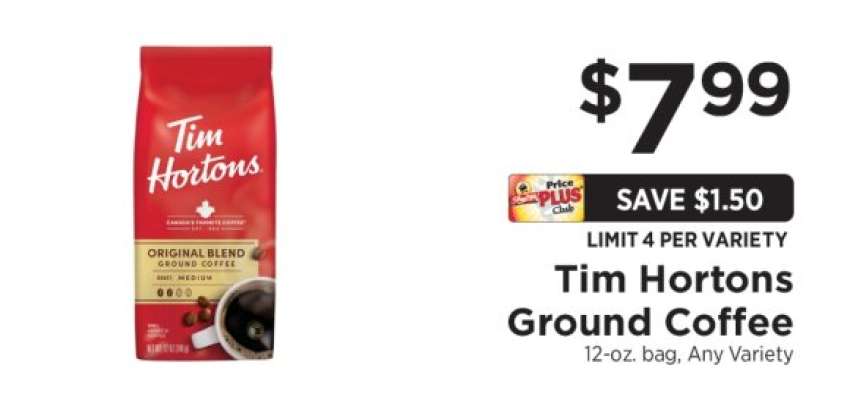 Tim Hortons Ground Coffee