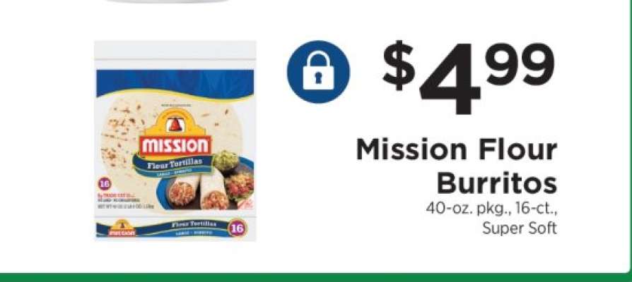 Mission Flour Burritos