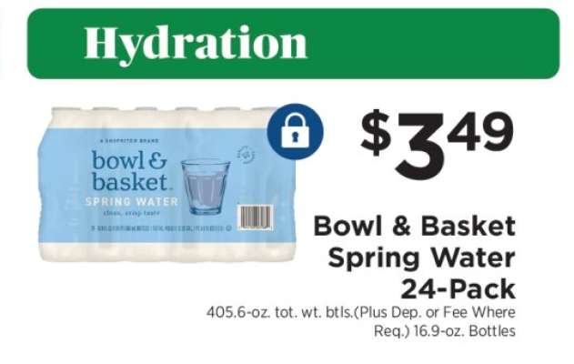 Bowl & Basket Spring Water 24-Pack