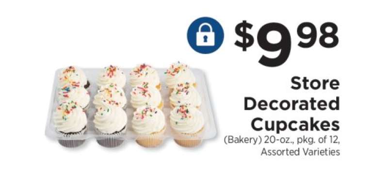 Store Decorated Cupcakes