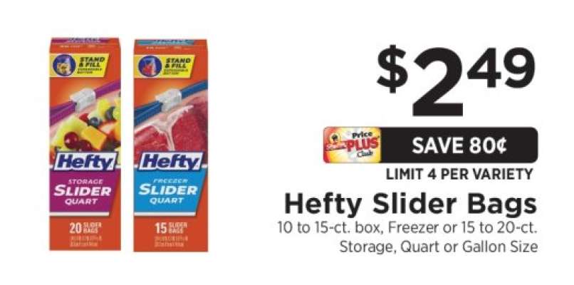 Hefty Slider Bags