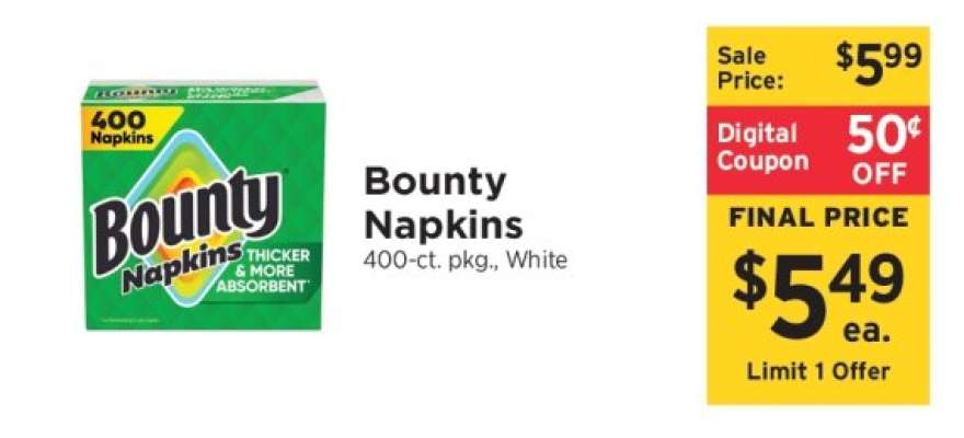 Bounty Napkins
