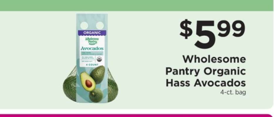 Wholesome Pantry Organic Hass Avocados
