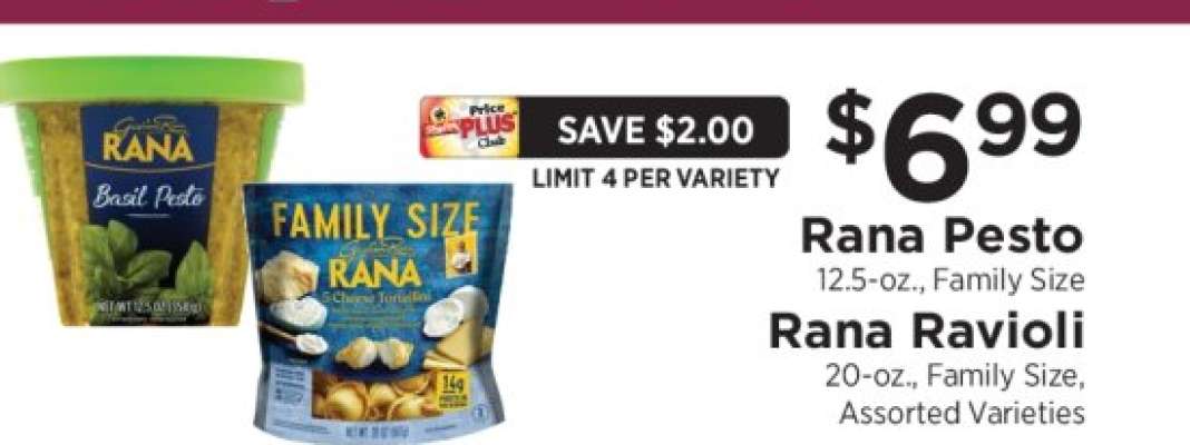 Rana Pesto/Rana Ravioli