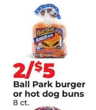 Ball Park burger or hot dog buns