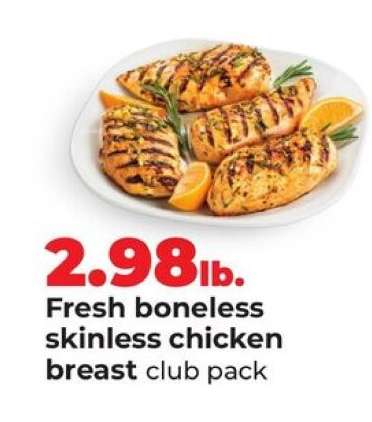 Fresh Boneless Skinless Chicken Breast