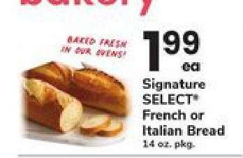 Signature SELECT French or Italian Bread