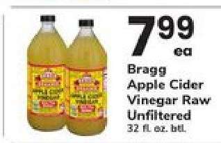 Bragg Apple Cider Vinegar Raw Unfiltered