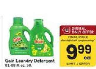 Gain Laundry Detergent