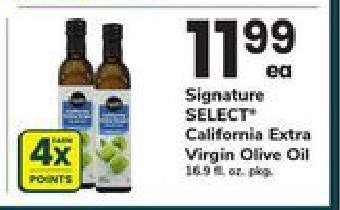 Signature Select California Extra Virgin Olive Oil