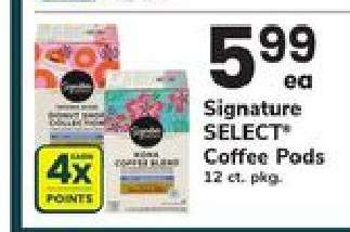 Signature Select Coffee Pods