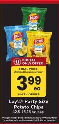 Lay's Party Size Potato Chips
