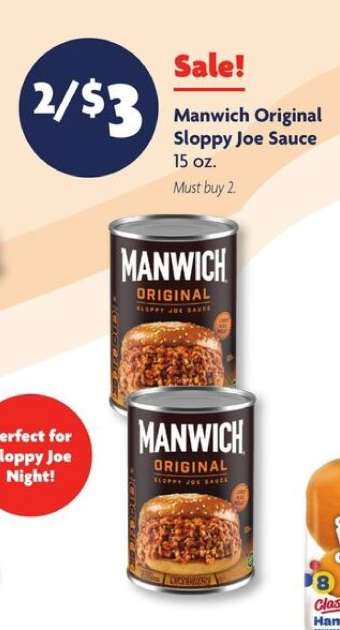 Manwich Original Sloppy Joe Sauce