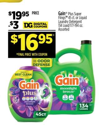 Gain Plus Super Flings