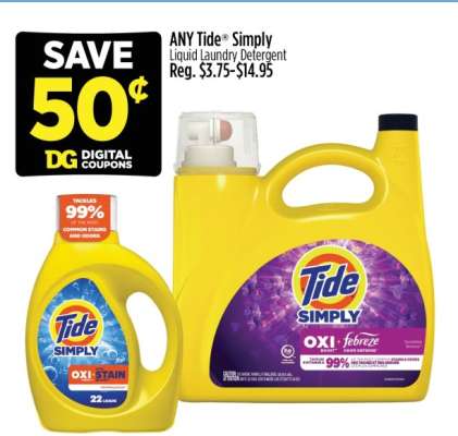 Tide Simply Liquid Laundry Detergent