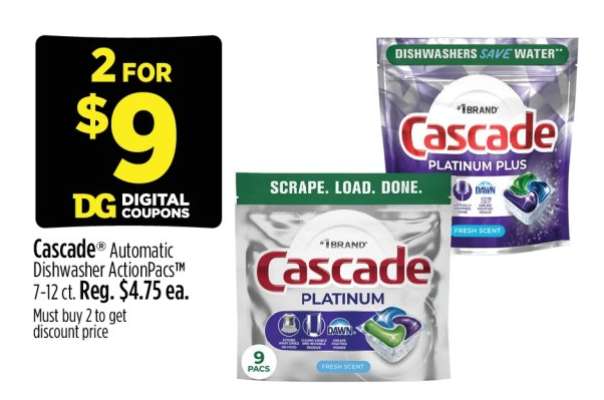 Cascade Automatic Dishwasher ActionPacs