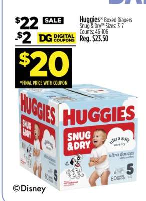 Huggies Boxed Diapers