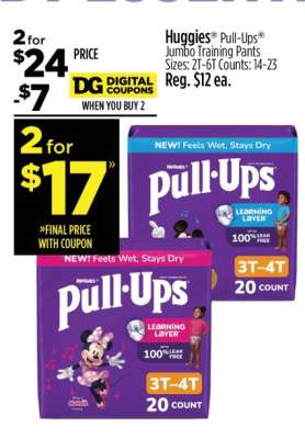 Huggies Pull-Ups Jumbo Training Pants