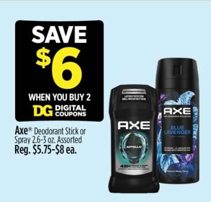 Axe Deodorant Stick or Spray