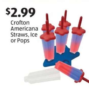 Crofton Americana Straws, Ice or Pops