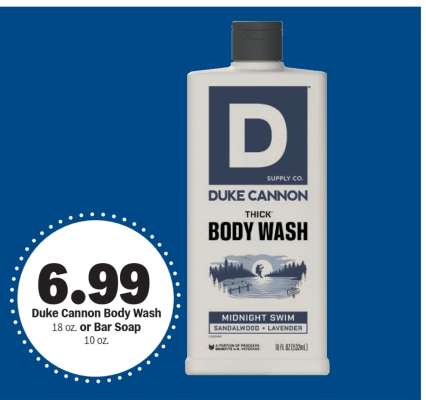 Duke Cannon Body Wash or Bar Soap