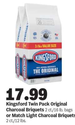 Kingsford Twin Pack Original Charcoal Briquets