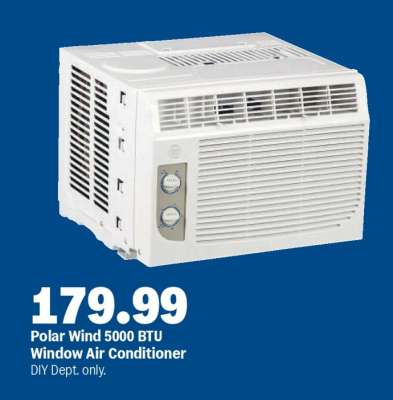 Polar Wind 5000 BTU Window Air Conditioner