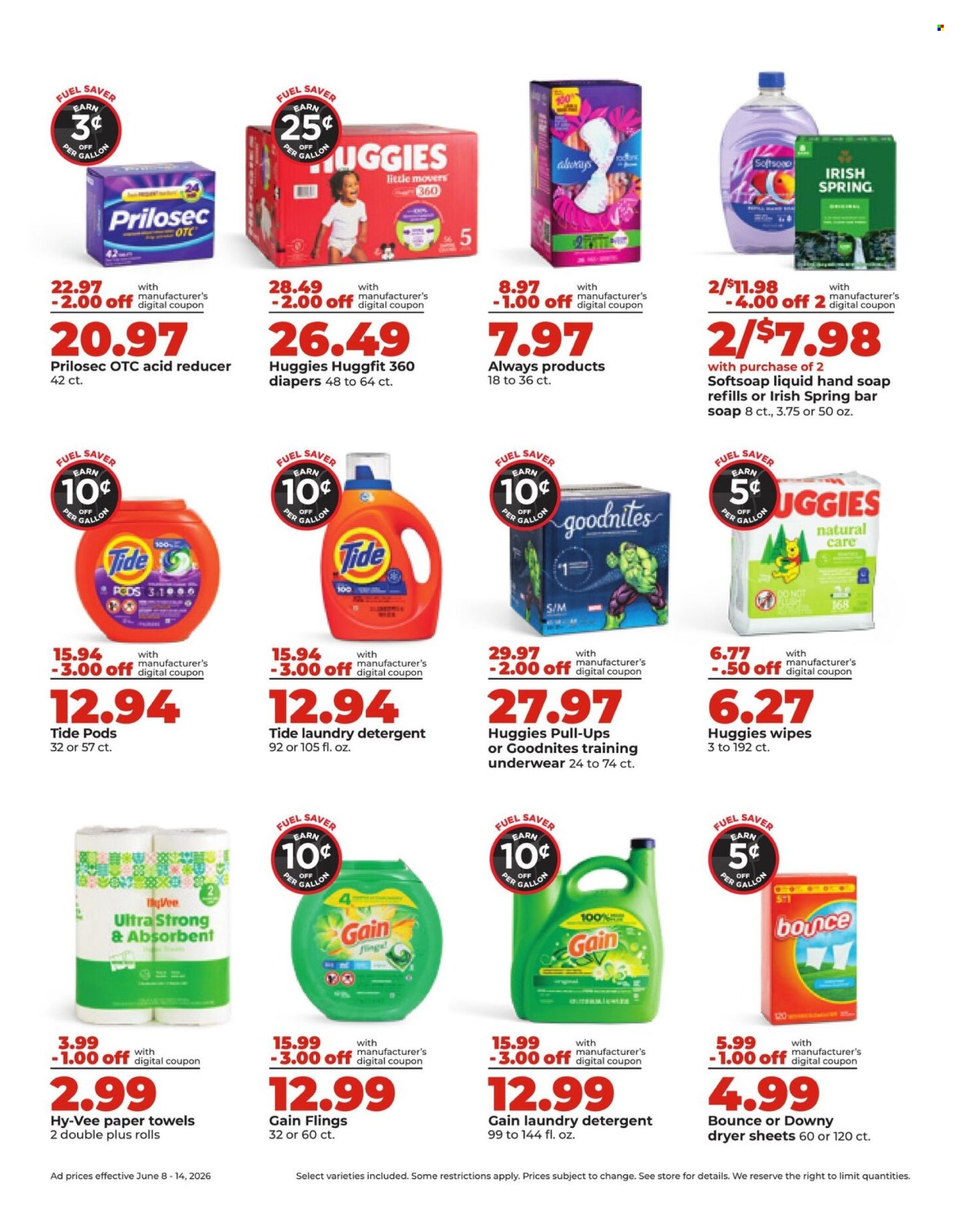 Hy-Vee ad - 06/08/2026 - 06/14/2026. Page 9