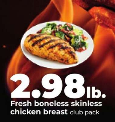 Fresh Boneless Skinless Chicken Breast