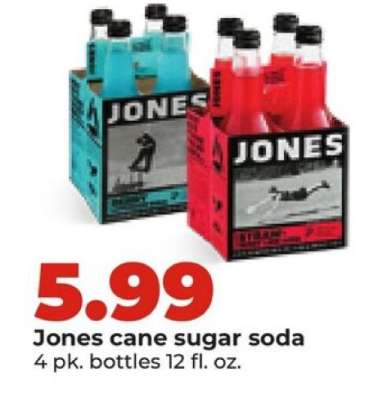 Jones cane sugar soda