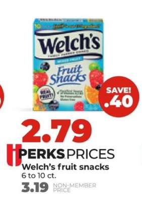Welch's Fruit Snacks